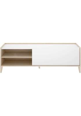 Mueble de televisión 1 puerta 2 huecos diseño moderno
