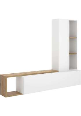 Conjunto de muebles de salón modelo Carla funcional y moderno
