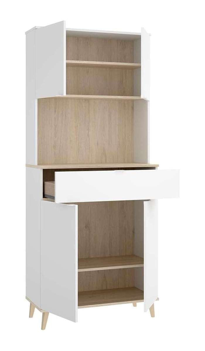 Mueble auxiliar Vanesa con 4 puertas y cajón funcional