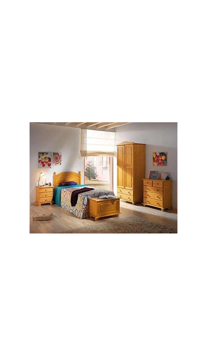 Cabecero juvenil Altea, diseño moderno en madera maciza
