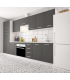 Cozinha completa KIT-KIT NEW com rodapé e bancada moderna