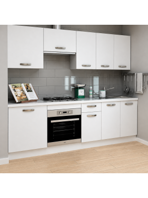 Cocina completa en kit con diseño moderno y funcionalidad