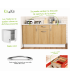 Cocina completa modular con gran capacidad y diseño moderno