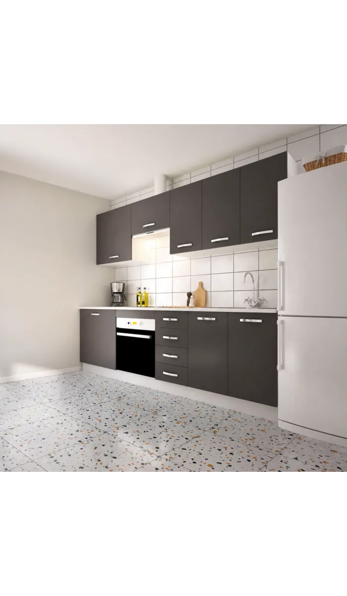 Cocina completa KIT-KIT NEW con zócalo y encimera moderna