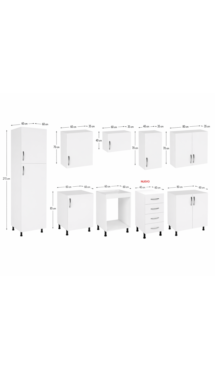Cocina completa modular con diseño moderno y funcionalidad