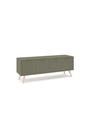 Mueble para televisión 4 puertas diseño nórdico funcional