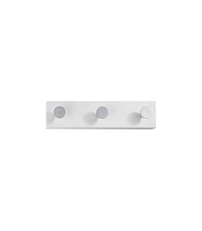 Percha mod. 183 de pared moderna 3 colgadores 3 colores a elegir 9 cm(alto)36 cm - Imagen 20 de 31