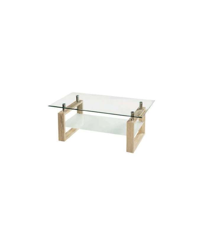 RECTANGULAR WHITE LACQUERED COFFEE TABLE