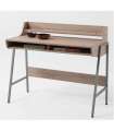 Mesa de escrever Kala 2 compartimentos acabamento em madeira 76 cm(altura)123 cm(largura)60 cm(profundidade)