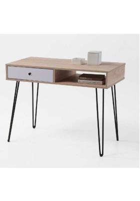 Mesa de escrever Kala 1 compartimento + 1 gaveta.KitCloset Carteiras