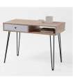 Mesa de escrever Kala 1 compartimento + 1 gaveta madeira e acabamento branco 76 cm(altura)100 cm(largura)48 cm(profundidade)