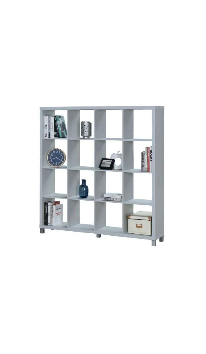 Estantería grande Kubox blanco 4x4 de 153 cm