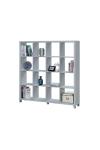 Grande stencil kubox 4x4 acabamento branco, 153 cm (alto)146 cm (largura)29 cm (back)