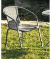 Chair terrace garden steel/huitex Santana-3